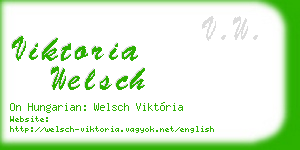 viktoria welsch business card